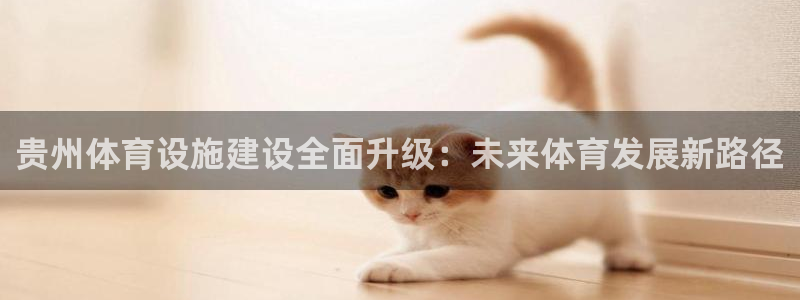 意昂体育4平台注册要钱吗安全吗：贵州体育设施建设全面升级：未