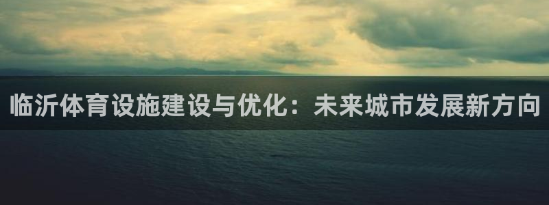 意昂体育4平台注册要钱吗：临沂体育设施建设与优化：未
